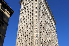 02-09 The Flatiron Building From The Back In New York Madison Square Park